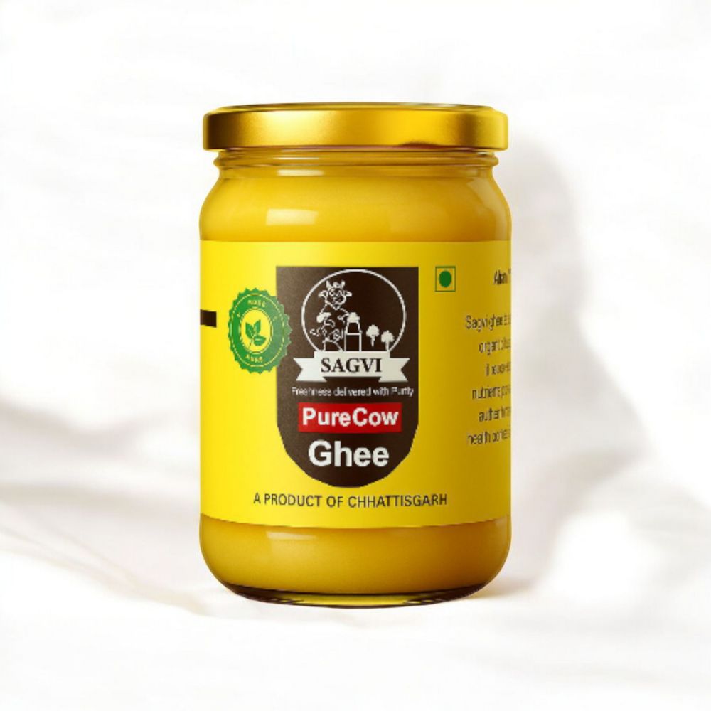 Sagvi Pure Cow Ghee – Made by Vedic Bilona Method - 2 Litre