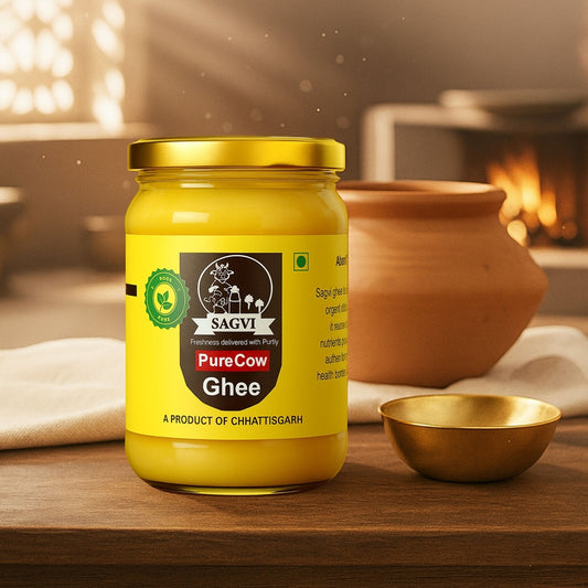 Sagvi 100% Pure Bilona Cow Ghee - 500 ML