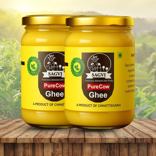 Sagvi Bilona Ghee – 100% Nutrition, Pure Cow Milk - 1 Liter